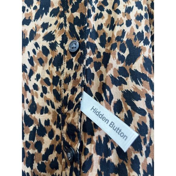 Terra & Sky Womens 3W (24W-26W) Animal Print Belt/Pockets Dress Summer/Casual - Picture 9 of 11